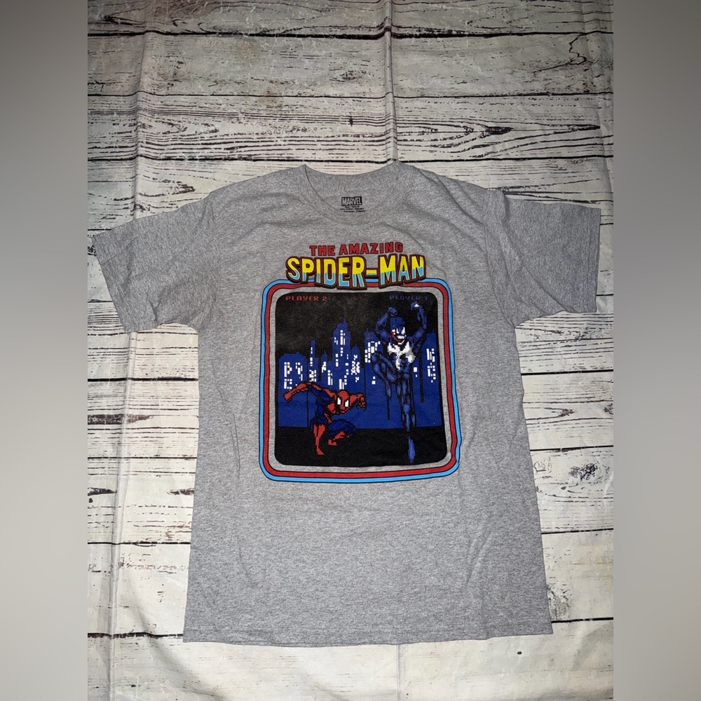 Marvel Gray Spider-Man Short Sleeve Tee